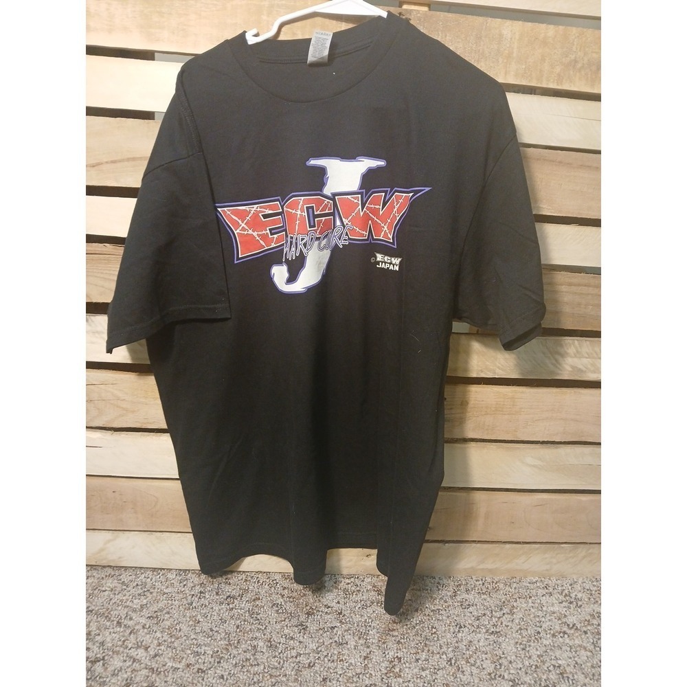 ECW Japan T-Shirt  XL Extreme Championship Wrestling Bootleg Reprint Gildan Tag